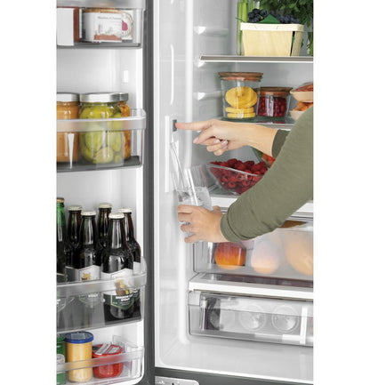 Cafe CWE19SP4NW2 CAF(EBACK)™ ENERGY STAR 18.6 Cu. Ft. Counter-Depth French-Door Refrigerator