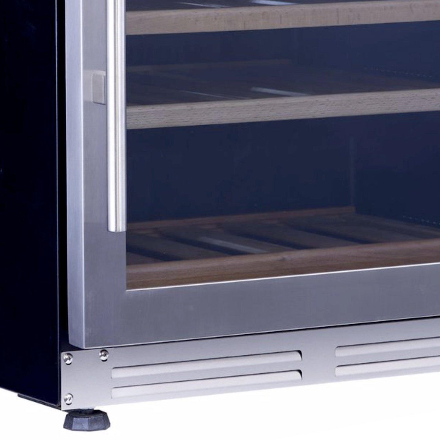 Avanti WCF51S3SS 51 Bottle DESIGNER Series Wine Cooler - Stainless Steel with Black Cabinet / 51 Bottles