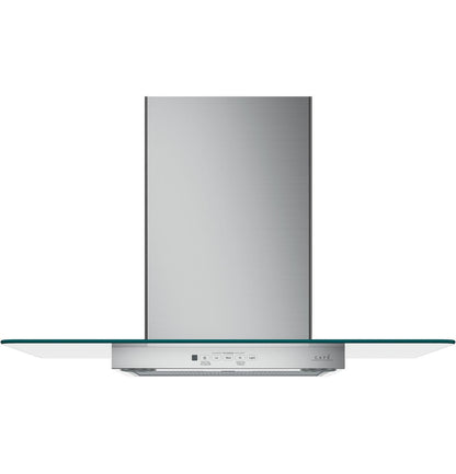 Cafe CVW73012MSS CAF(EBACK)™ 30" Wall-Mount Glass Canopy Chimney Hood