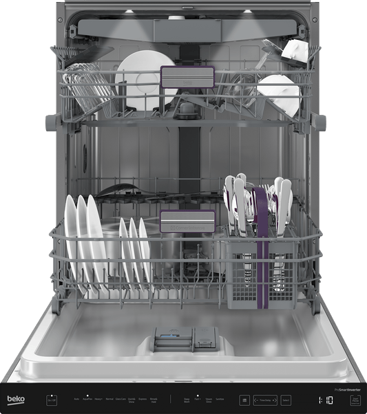 Beko DDT38532XIH Tall Tub Dishwasher with (16 place settings, 45.0