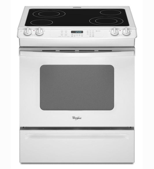 Whirlpool GY397LXUQ 30-inch Self-Cleaning Slide-In Electric Range