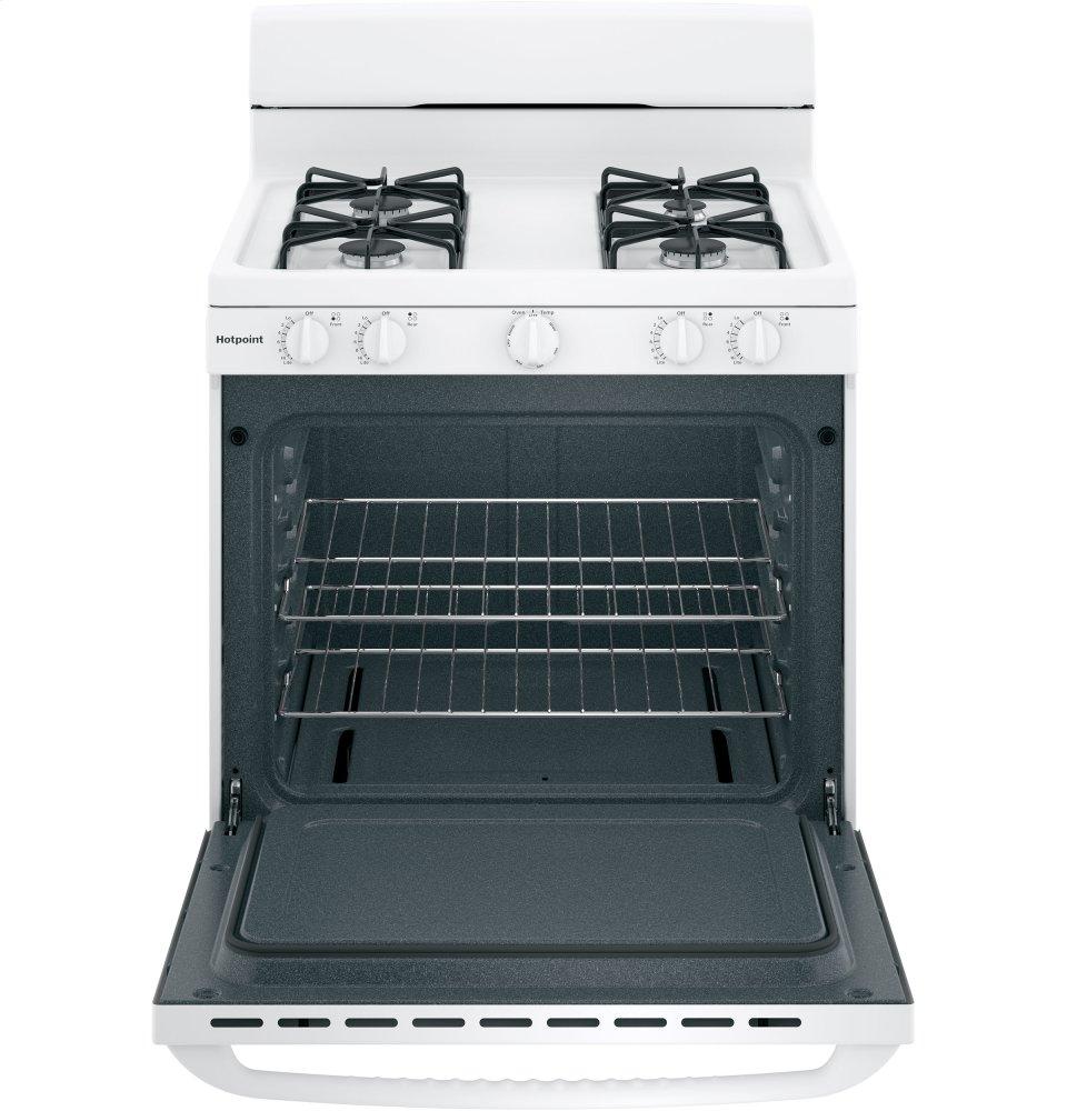RGBS300DMWW Hotpoint® 30" Free-Standing Gas Range
