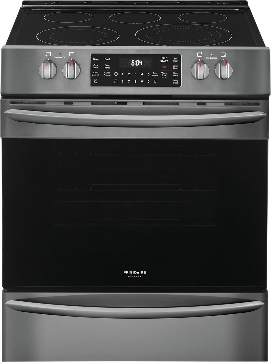 FGEH3047VD Frigidaire Gallery 30" Front Control Electric Range with Air Fry