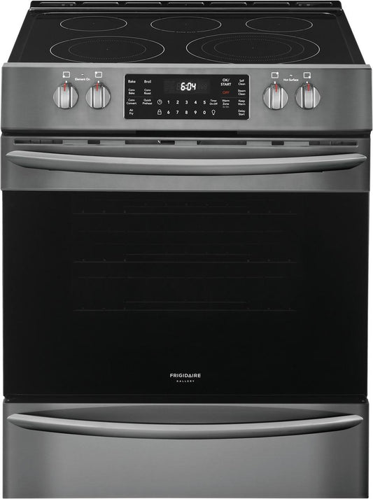 FGEH3047VD Frigidaire Gallery 30" Front Control Electric Range with Air Fry