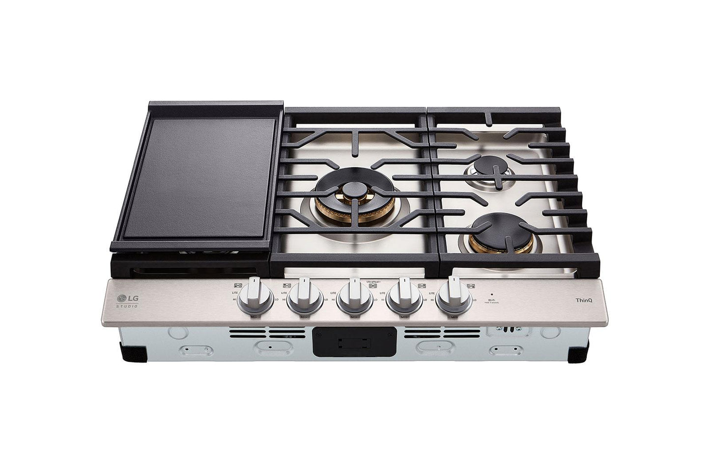 CBGS3028S LG STUDIO 30" UltraHeat™ Gas Cooktop with EasyClean®