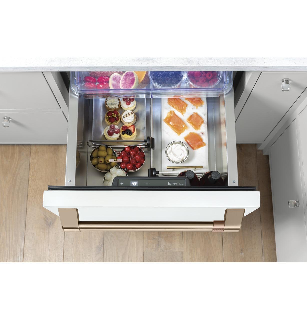 Cafe CDE06RP4NW2 CAF(EBACK)™ 5.7 Cu. Ft. Built-In Dual-Drawer Refrigerator