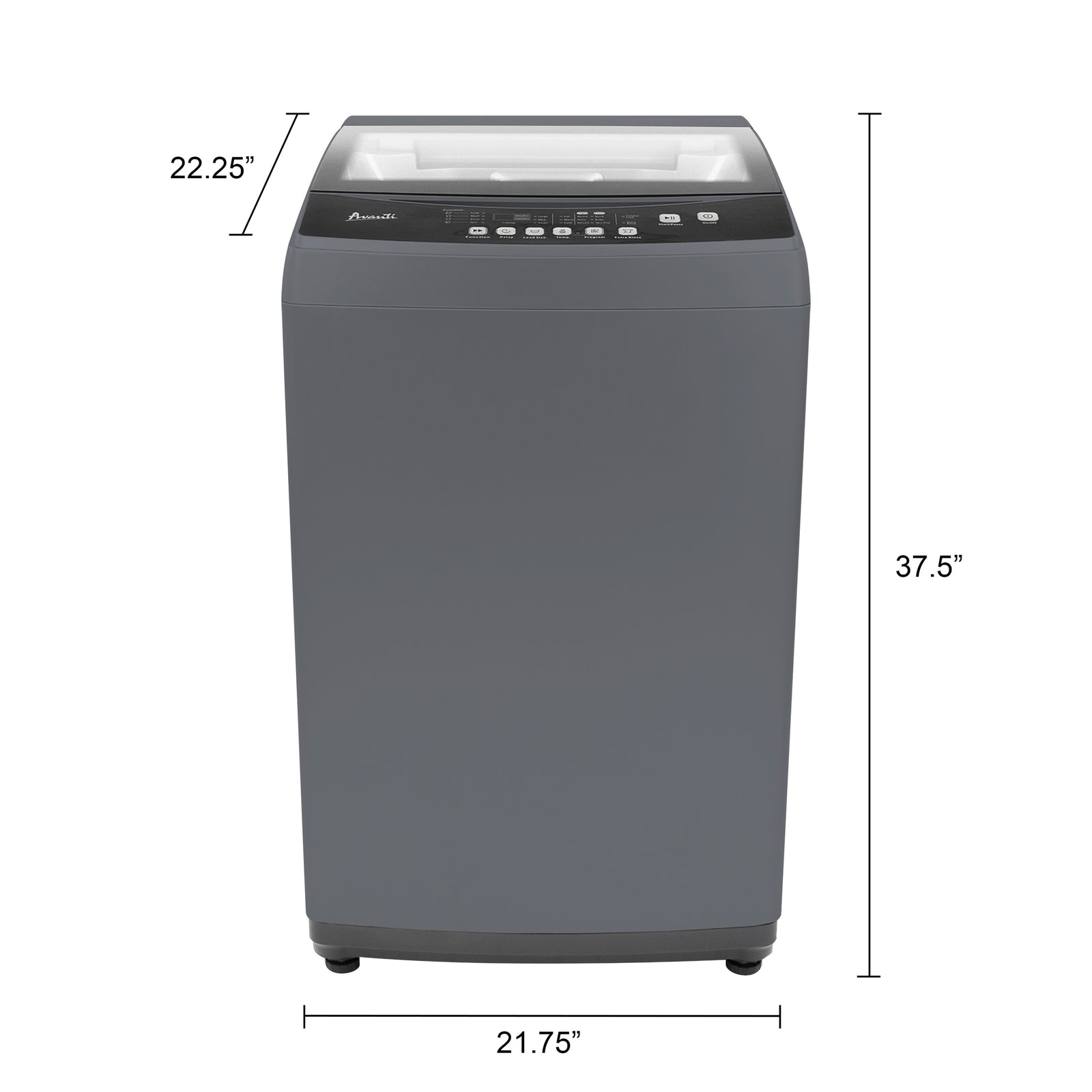 Avanti STW20D2P 2.0 cu. ft. Top Load Washing Machine - Pewter Grey / 2.0 cu. ft.