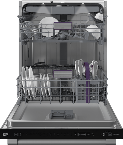 Beko DDT39434X Tall Tub Dishwasher with (16 place settings, 39.0