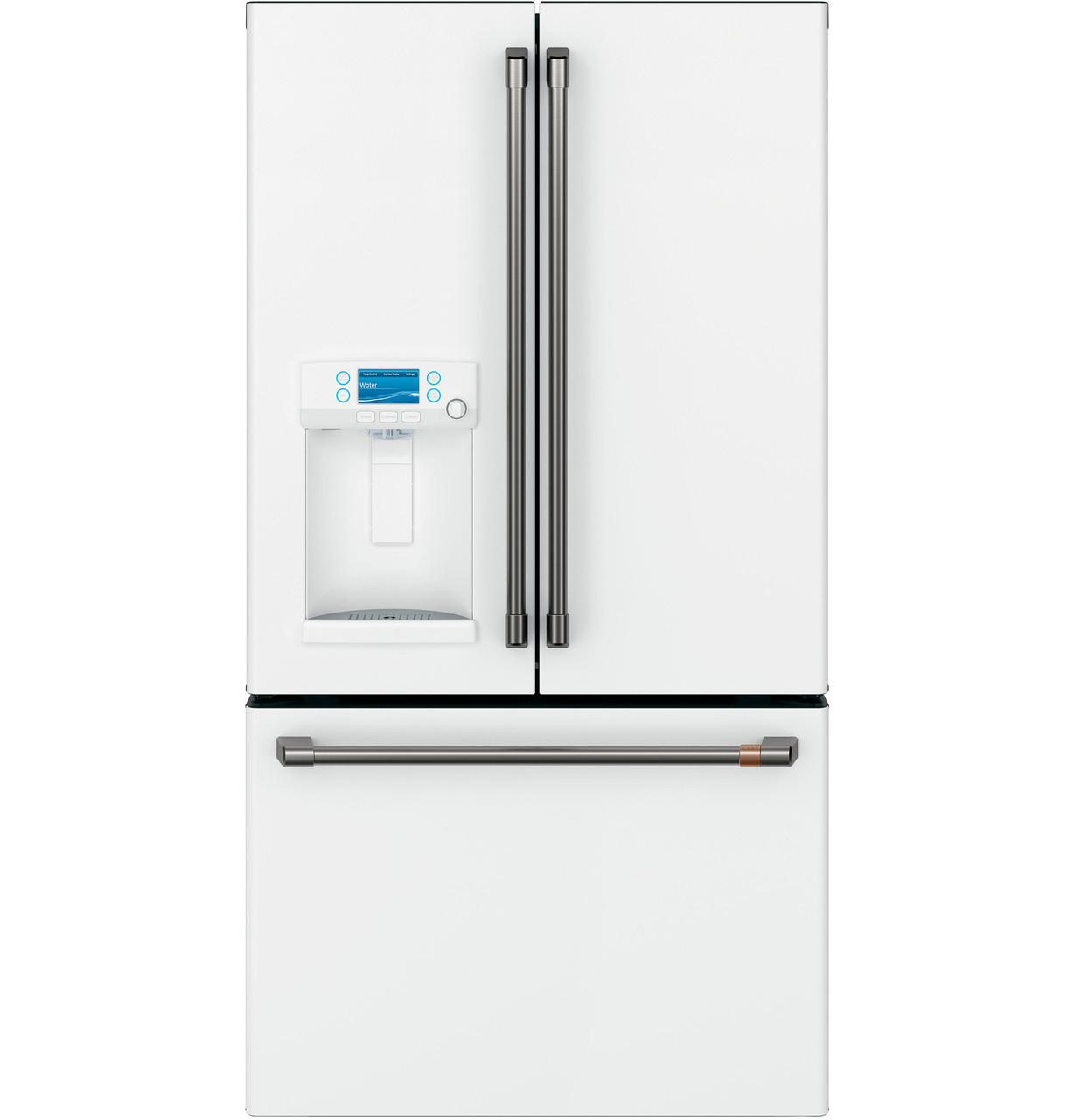 Cafe CFE28TP4MW2 Caf(eback)™ ENERGY STAR® 27.7 Cu. Ft. Smart French-Door Refrigerator with Hot Water Dispenser