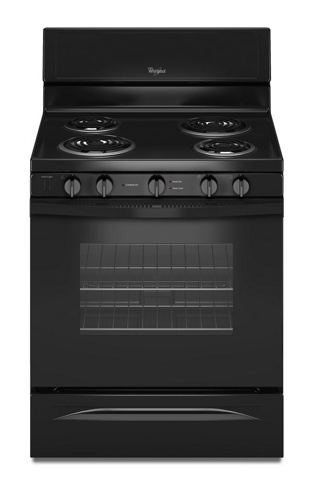 Whirlpool WFC340S0EB 4.8 Cu. Ft. Freestanding Electric Range with High-Heat Self-Cleaning System