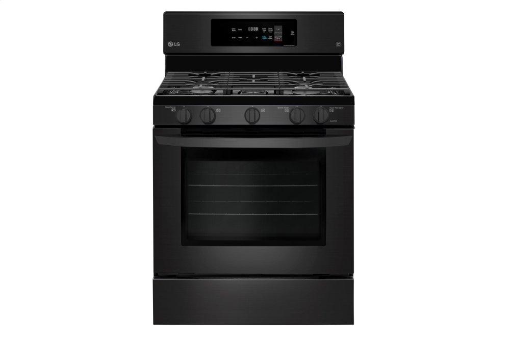 Lg 5.4 cu. ft. Gas Single Oven Range with Fan Convection and EasyClean®