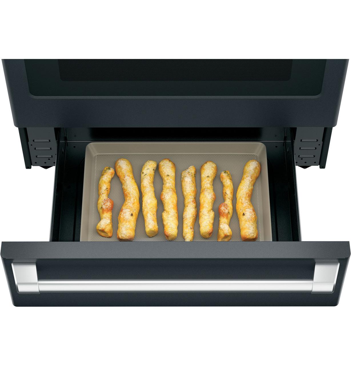 Cafe CES700P3MD1 CAF(EBACK)™ 30" Smart Slide-In, Front-Control, Radiant and Convection Range
