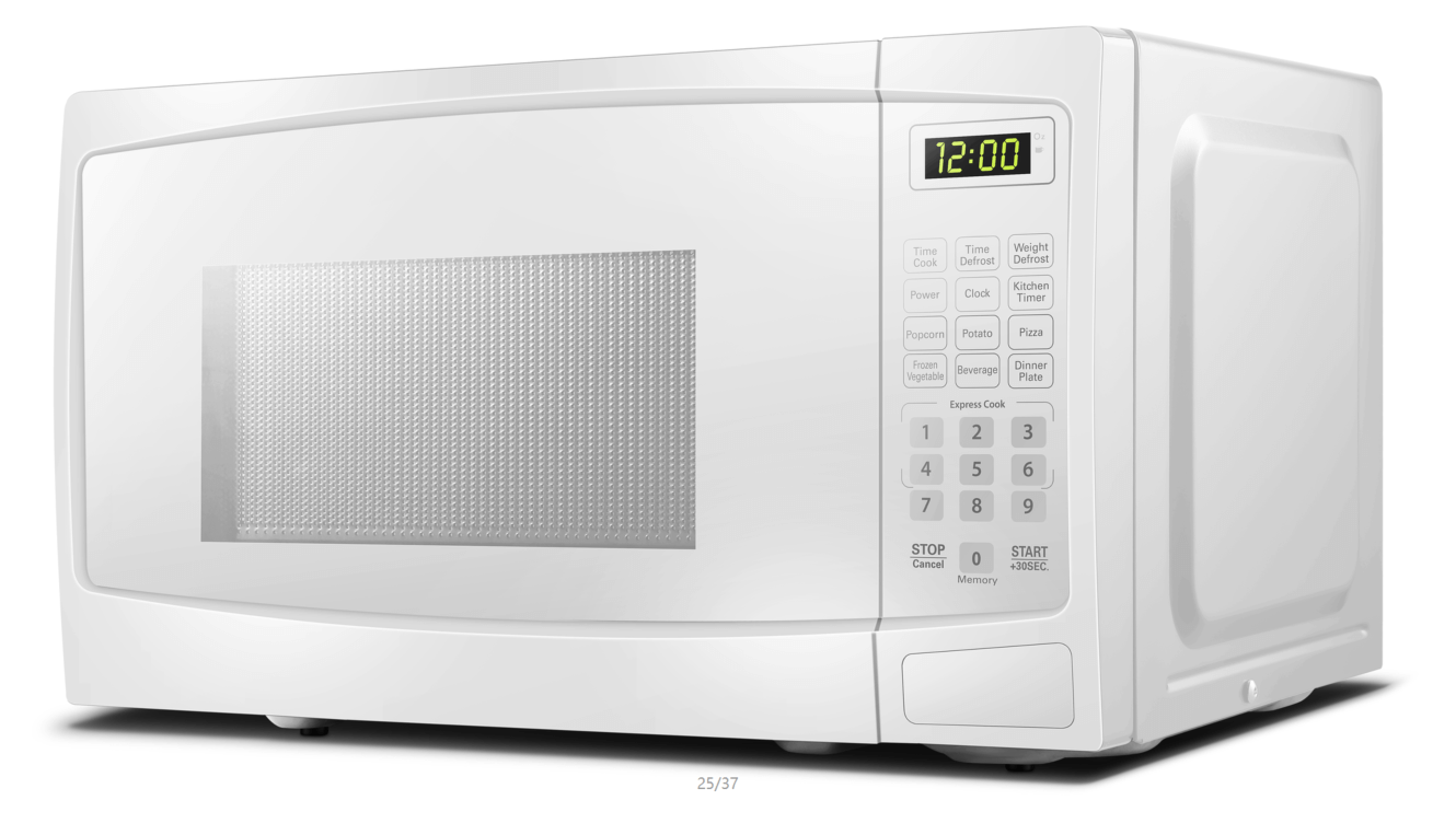 Danby 0.9 cu. ft. Countertop Microwave in White