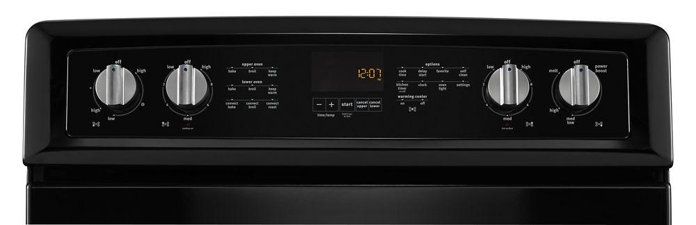 Maytag MET8720DE 30-inch Wide Double Oven Electric Range with Power Element - 6.7 cu. ft.