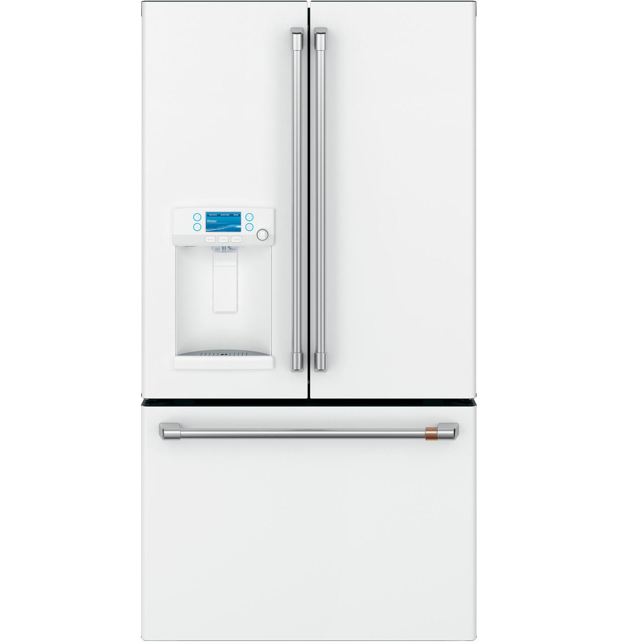 Cafe CFE28TP4MW2 Caf(eback)™ ENERGY STAR® 27.7 Cu. Ft. Smart French-Door Refrigerator with Hot Water Dispenser