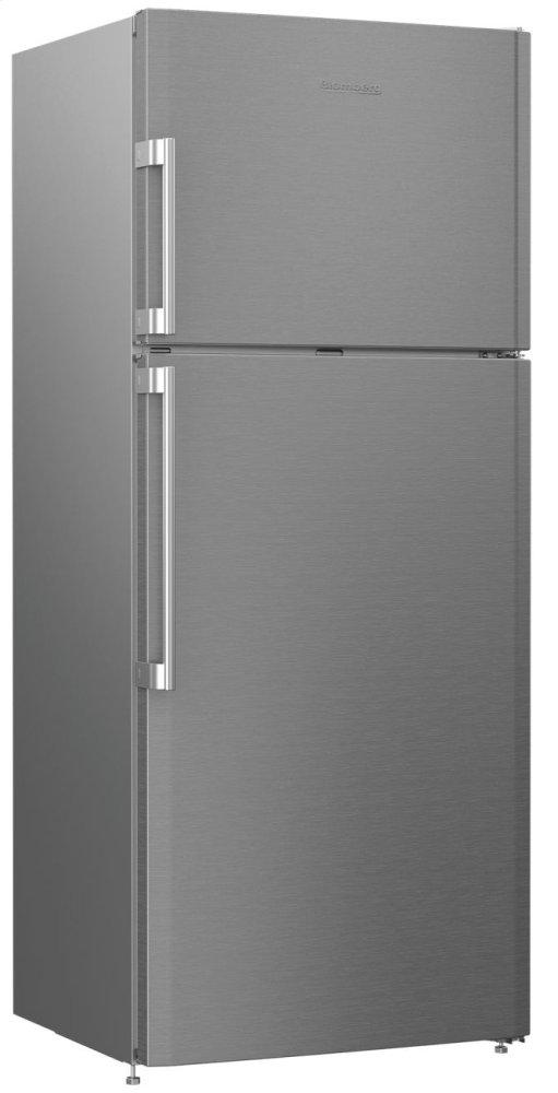 Blomberg Appliances 27in 15 cu ft Top Freezer with auto ice maker, stainless