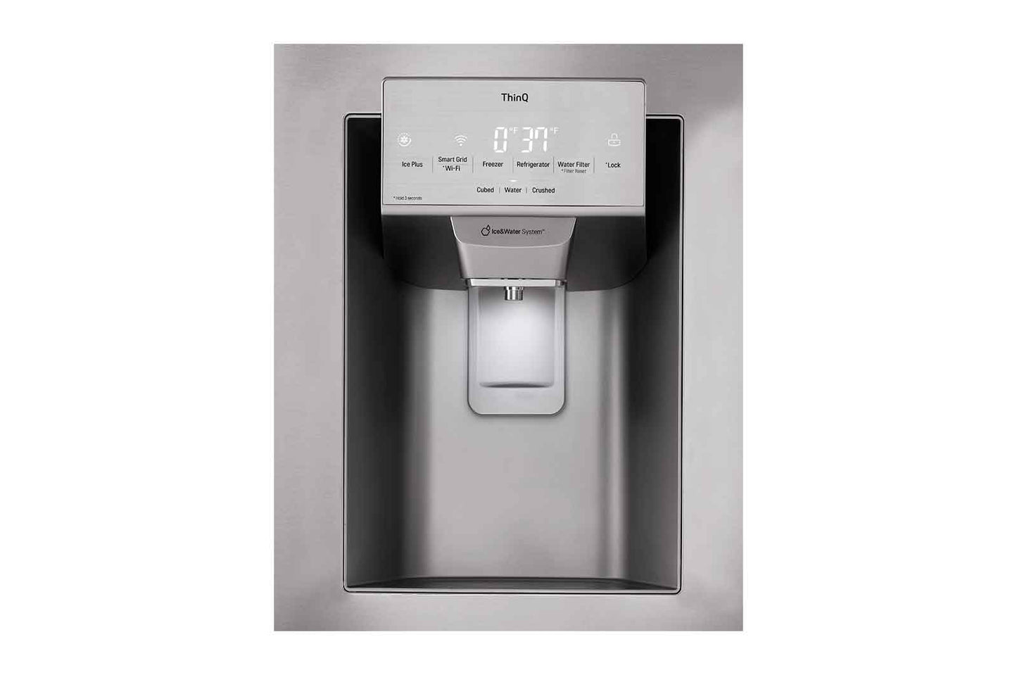 Lg LRFS28XBS 28 cu. ft. 3 Door French Door, Standard Depth, Ice and Water with Single Ice Maker