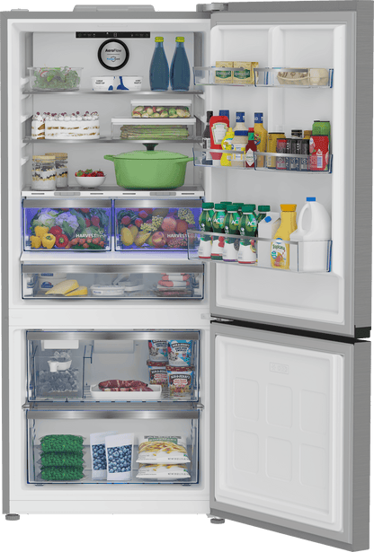 Beko BFBF30116SSIM 30" Bottom Freezer Refrigerator