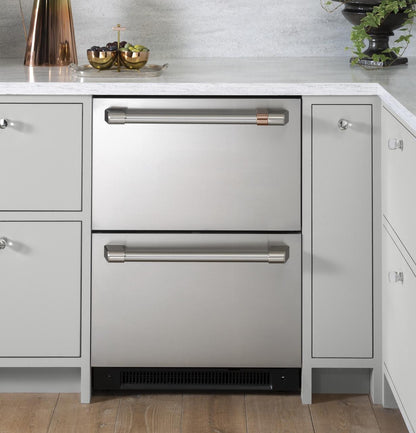 Cafe CDE06RP4NW2 CAF(EBACK)™ 5.7 Cu. Ft. Built-In Dual-Drawer Refrigerator