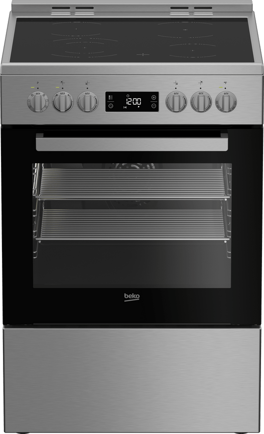 Beko SLER24410SS 24" Stainless Steel Slide-In Electric Range