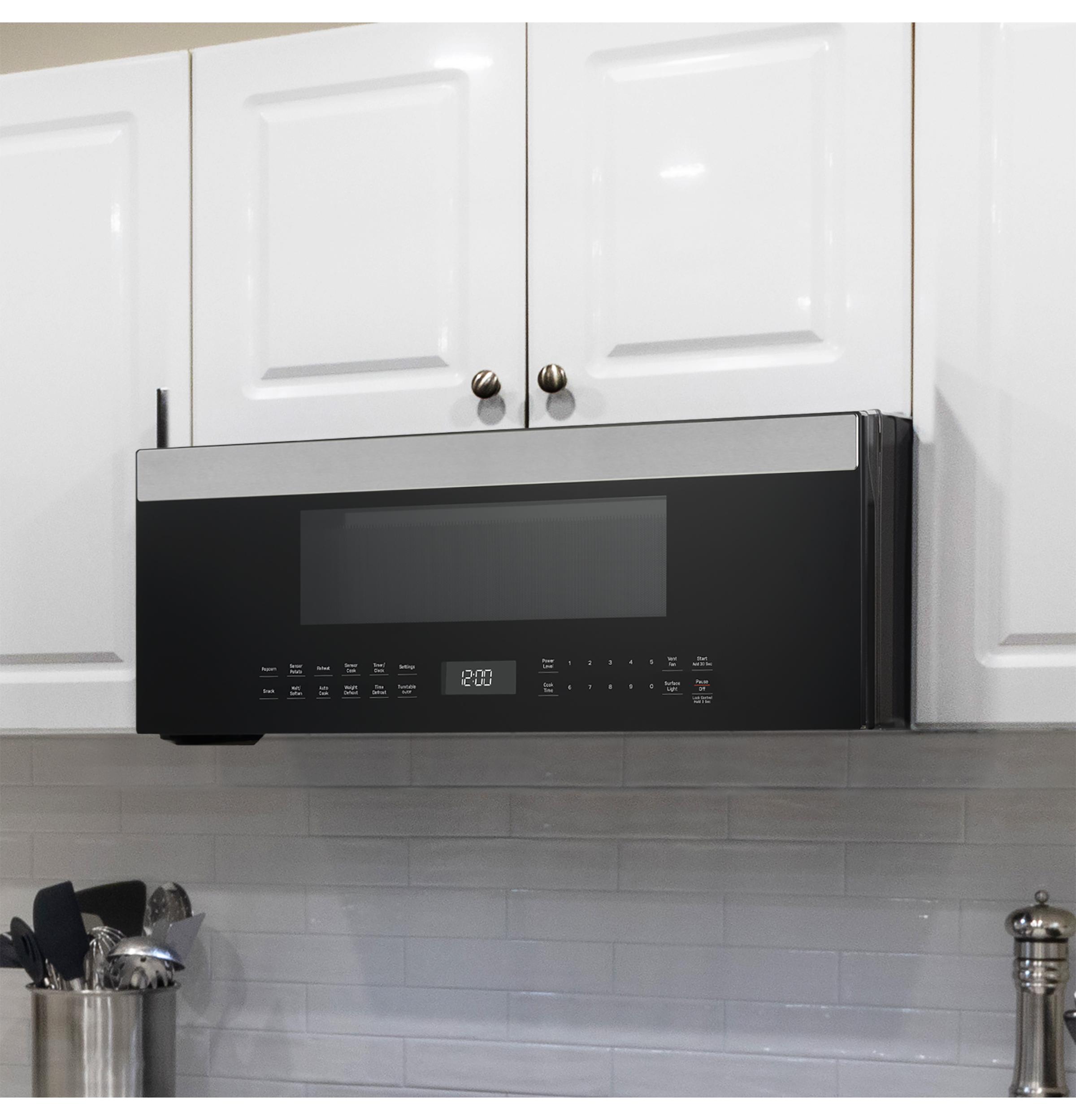 Ge Appliances 1.2 Cu. Ft. Over-the-Range Low Profile Sensor Microwave Oven