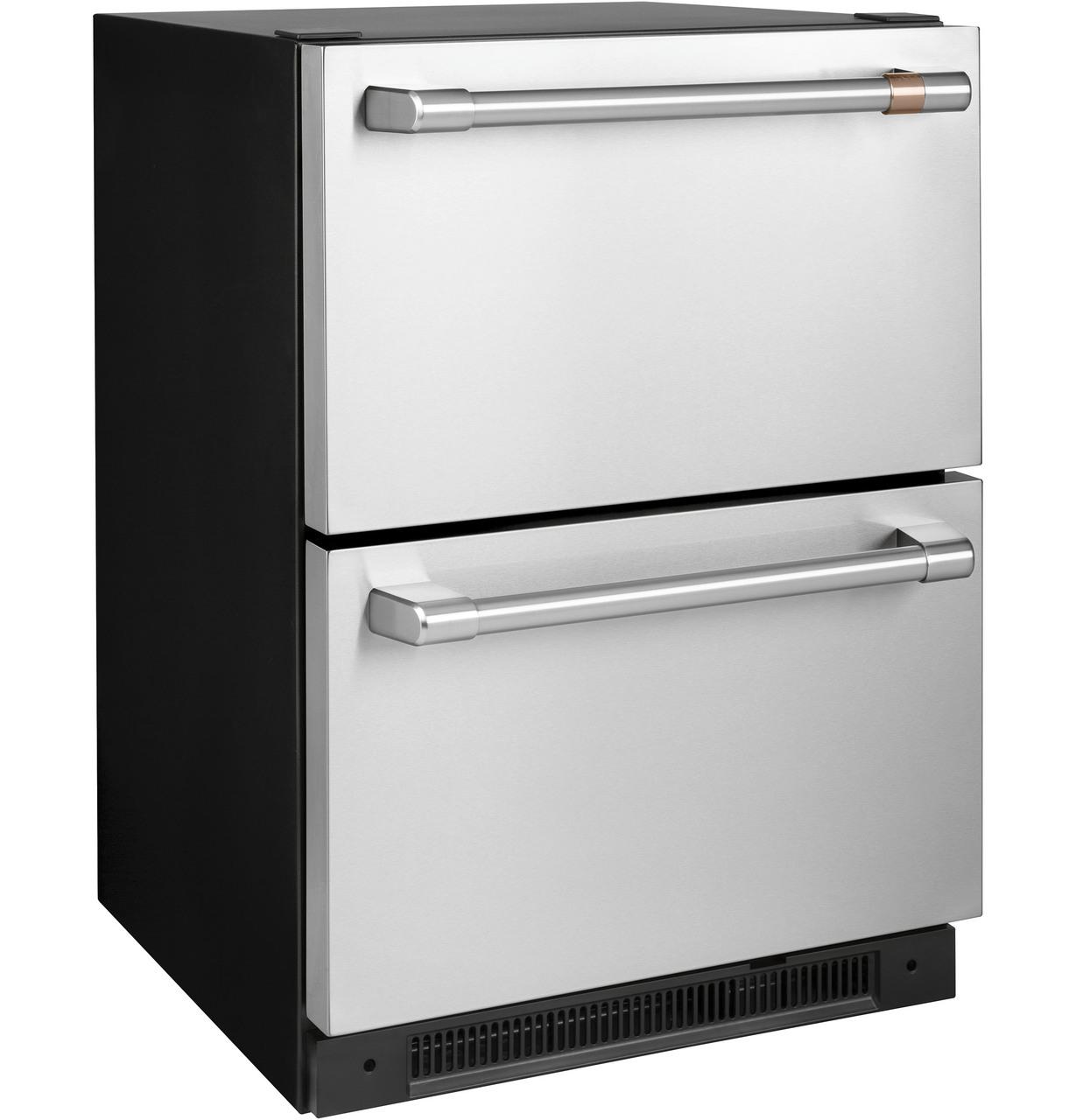 Cafe CDE06RP2NS1 CAF(EBACK)™ 5.7 Cu. Ft. Built-In Dual-Drawer Refrigerator