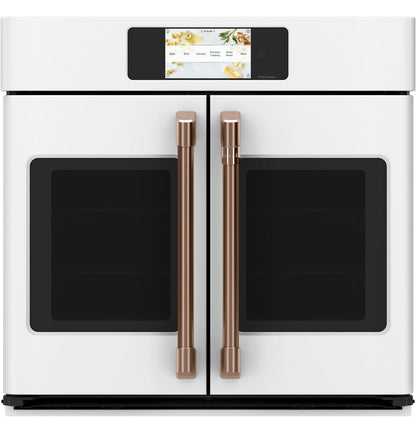 Cafe CTS90FP4NW2 CAF(EBACK)™ Professional Series 30" Smart Built-In Convection French-Door Single Wall Oven