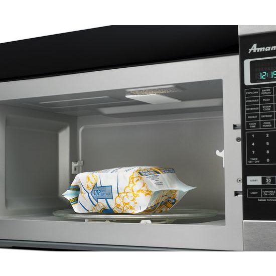 Amana 2.0 Cu. Ft. Over-the-Range Microwave with Sensor Cooking - white