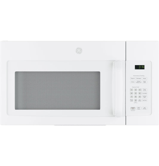 JNM3163DJWW GE® 1.6 Cu. Ft. Over-the-Range Microwave Oven with Recirculating Venting