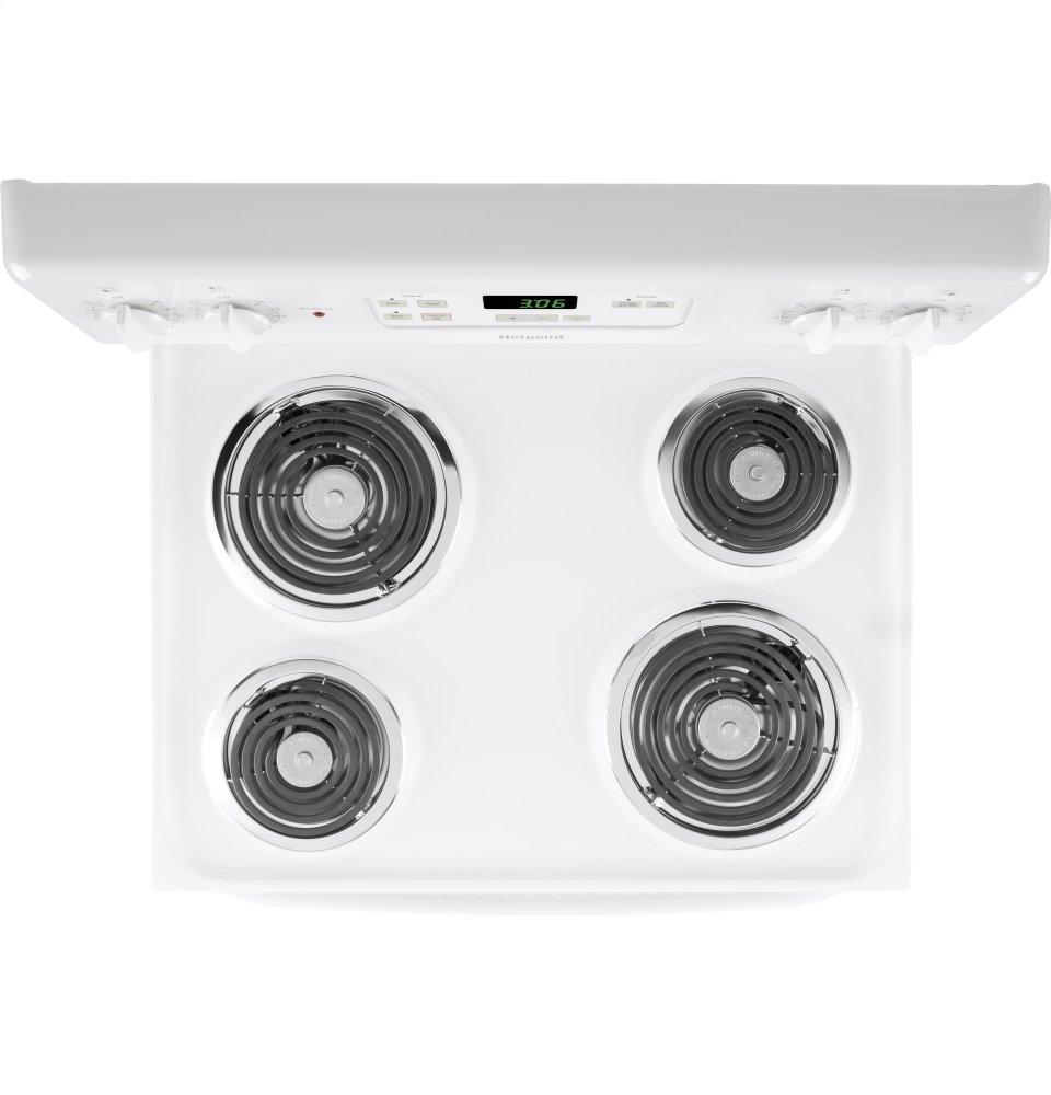 RBS360DMWW Hotpoint® ENERGY STAR® 30" Free-Standing Standard Clean Electric Range