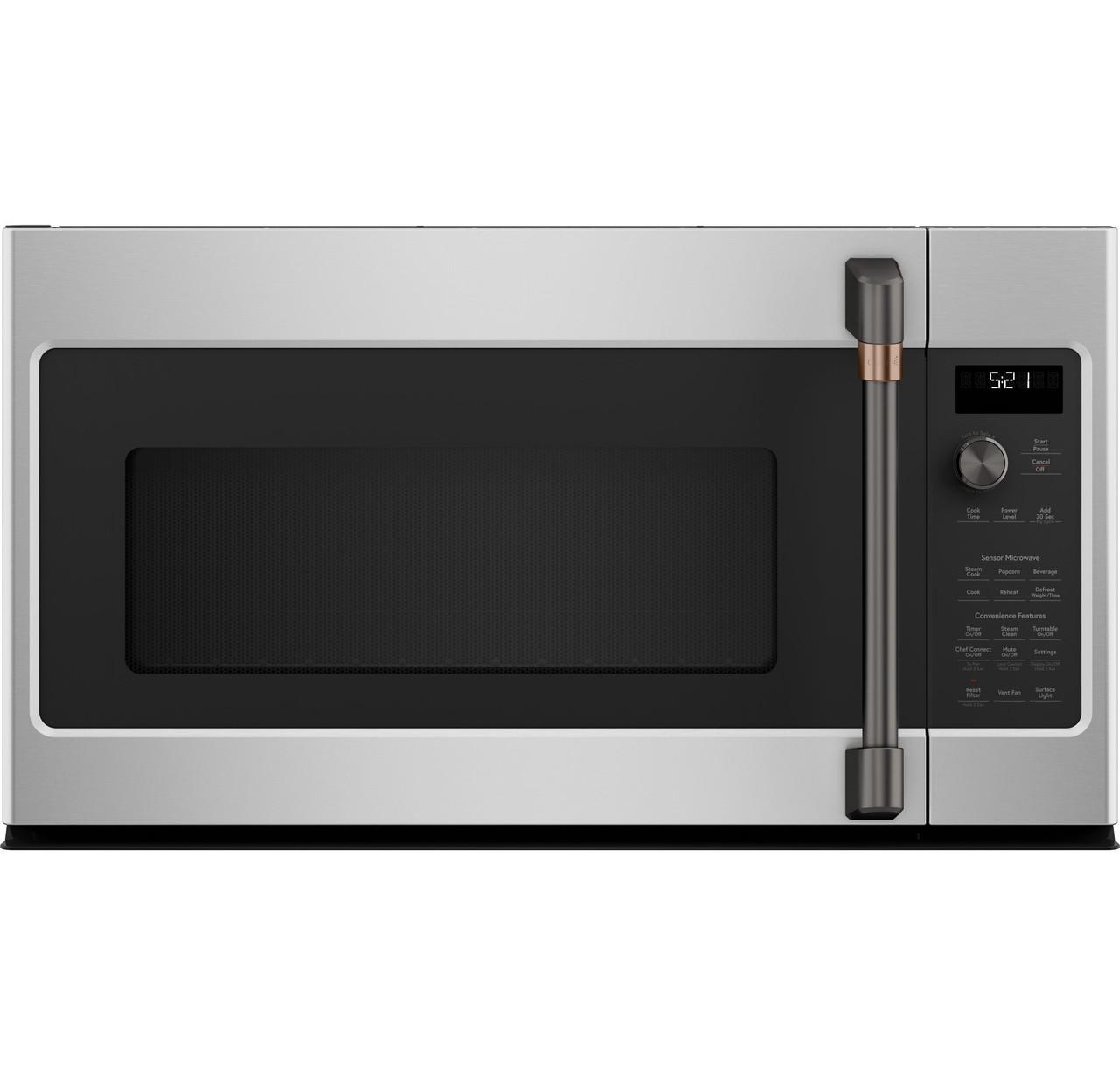 Cafe CVM521P2MS1 CAF(EBACK)™ 2.1 Cu. Ft. Over-the-Range Microwave Oven