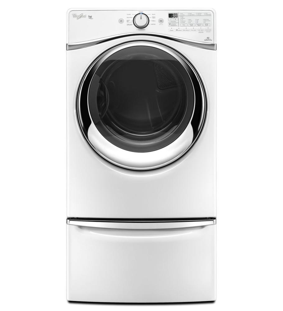 Whirlpool 7.3 cu. ft. Duet® Front Load Gas Steam Dryer with SilentSteel™ Dryer Drum