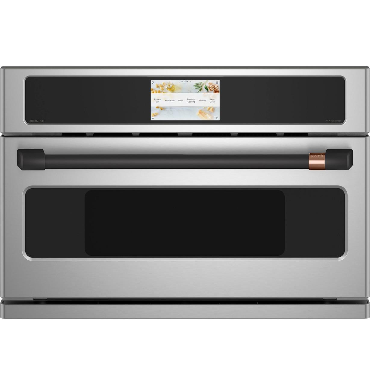 Cafe Caf(eback)™ 30" Smart Five in One Wall Oven with 240V Advantium® Technology