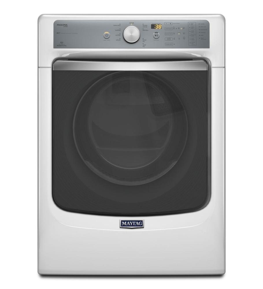 Maytag MED7100DC Maxima® Steam Electric Dryer with Large Capacity and Stainless Steel Dryer Drum - 7.3 cu. ft.