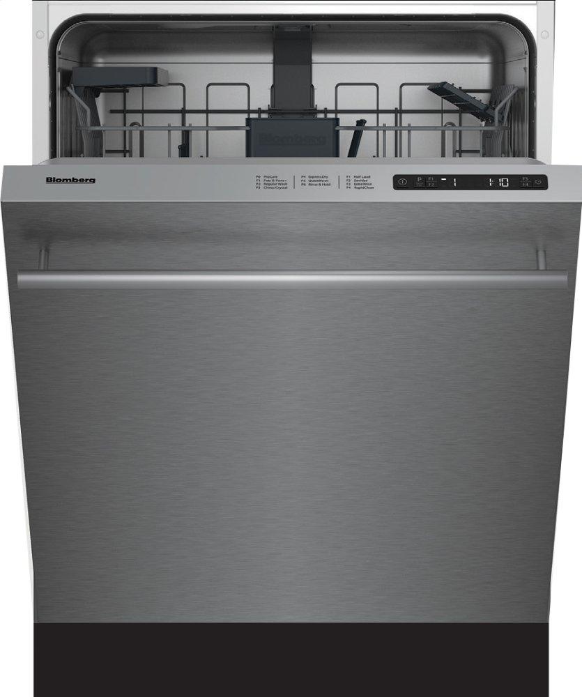 Blomberg Appliances DW51600SS 24in Dishwasher ADA SS w/ bar handle 48dBA top control 6 cycle, beam on floor