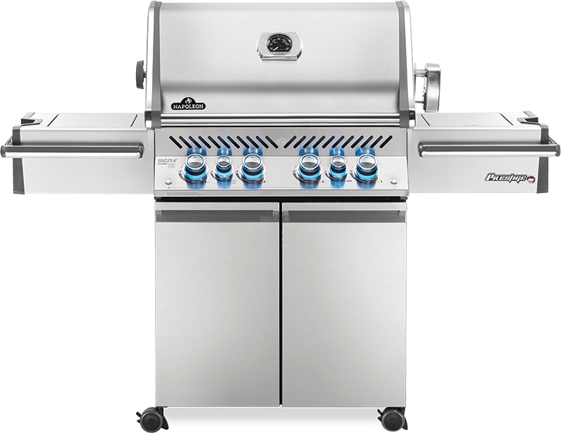 Napoleon Bbq PRO500RSIBNSS3 Prestige PRO 500 RSIB with Infrared Side and Rear Burners , Natural Gas, Stainless Steel