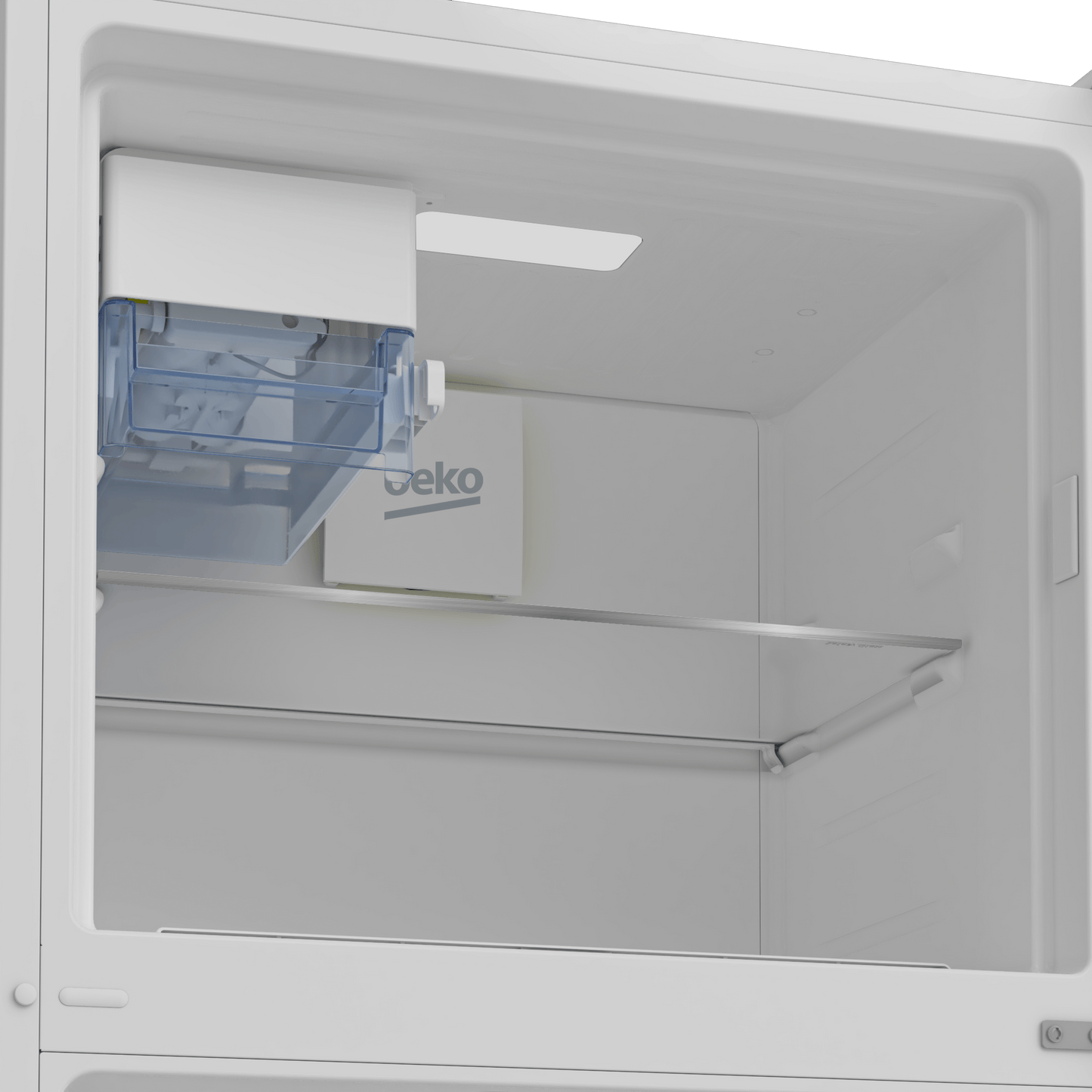 Beko 28" Freezer Top Stainless Steel Refrigerator with Auto Ice Maker and Everfresh