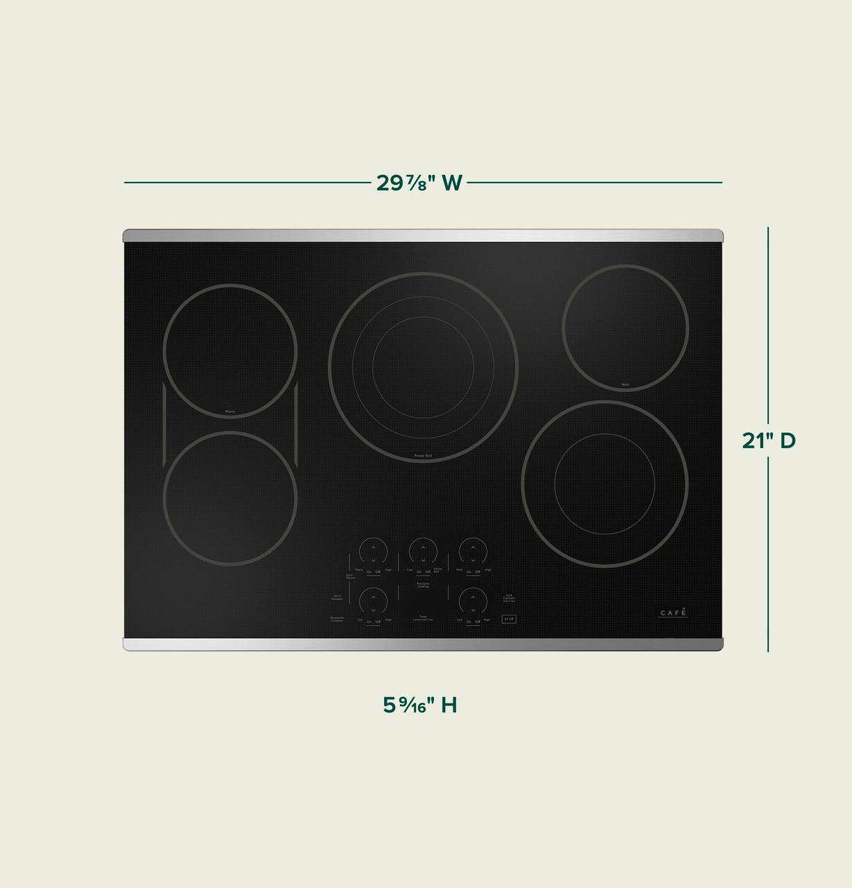 Cafe Caf(eback)™ 30" Touch-Control Electric Cooktop