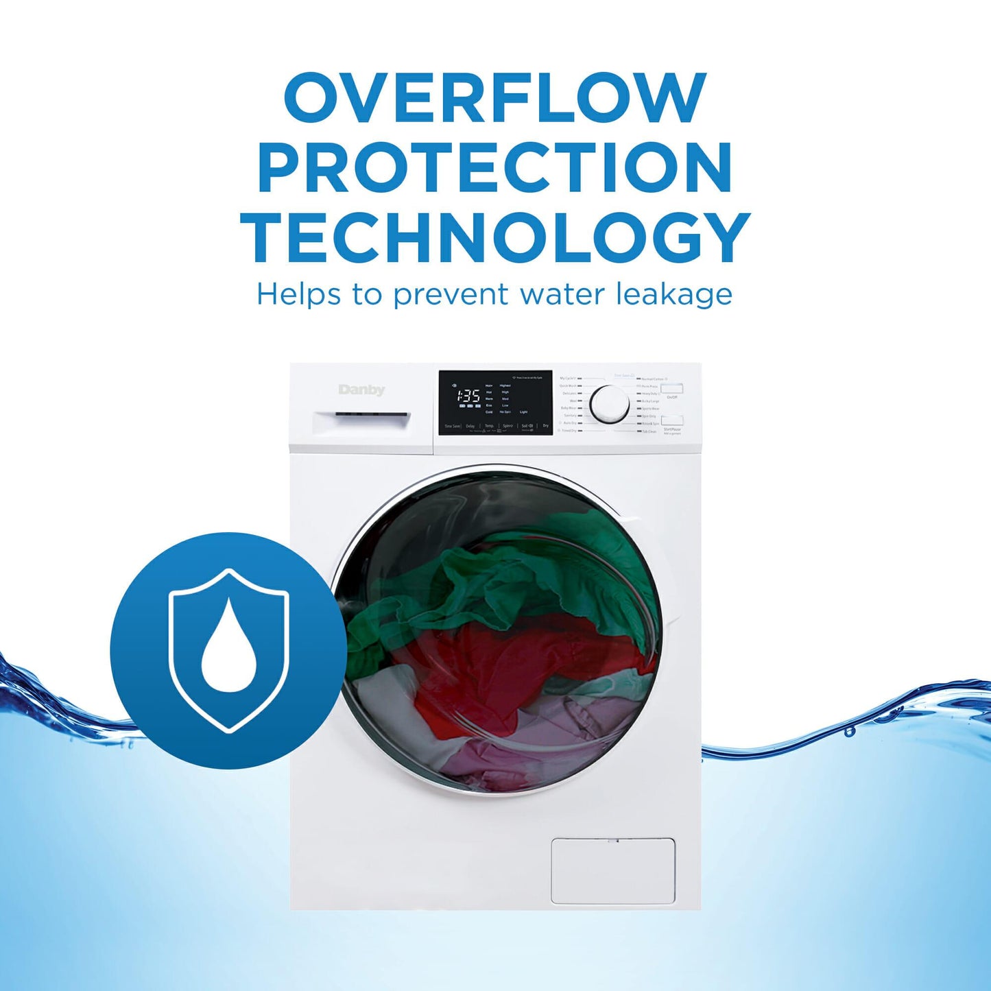 DWM120WDB3 Danby 2.7 cu. ft. All-In-One Ventless Washer/Dryer in White