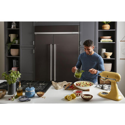 Kitchenaid KUWL314KBS 24" Undercounter Wine Cellar with Glass Door and Metal-Front Racks
