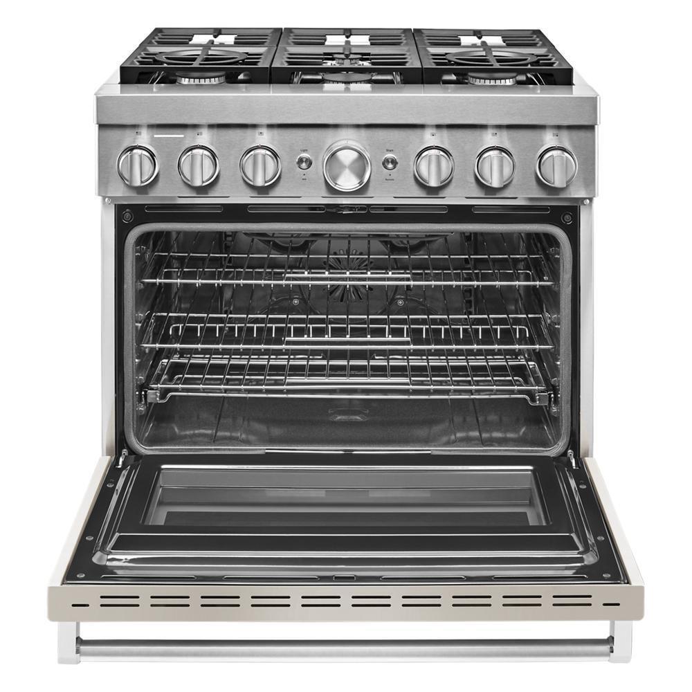 KFDC506JMH KitchenAid® 36'' Smart Commercial-Style Dual Fuel Range with 6 Burners