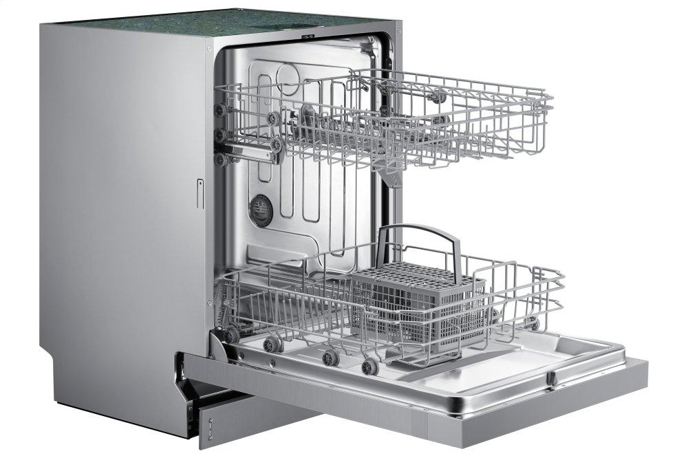 Samsung DW60R2014US Front Control 52 dBA ADA Dishwasher in Stainless Steel