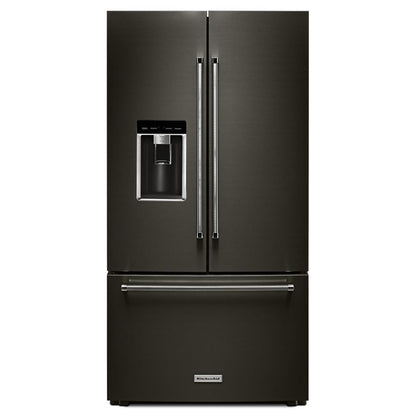 Kitchenaid KRFC704FBS 23.8 cu. ft. 36" Counter-Depth French Door Platinum Interior Refrigerator with PrintShield™ Finish