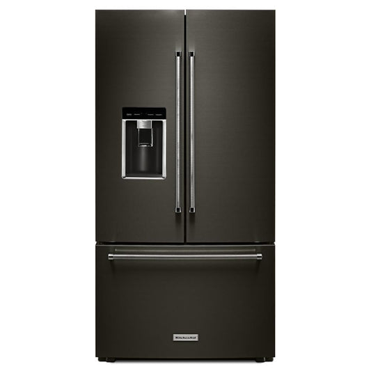 Kitchenaid KRFC704FBS 23.8 cu. ft. 36" Counter-Depth French Door Platinum Interior Refrigerator with PrintShield™ Finish