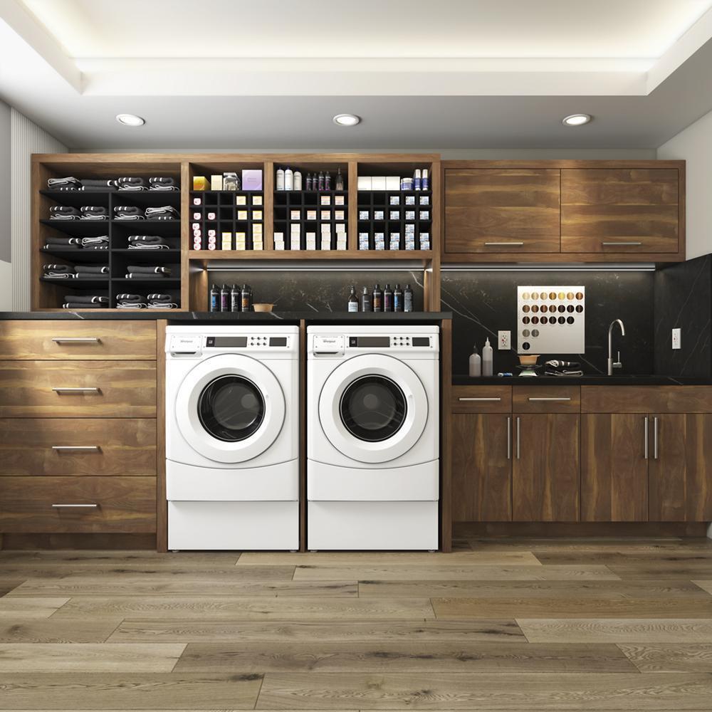 Whirlpool CHW9160GW 27" Commercial High-Efficiency Energy Star-Qualified Front-Load Washer, Non-Vend