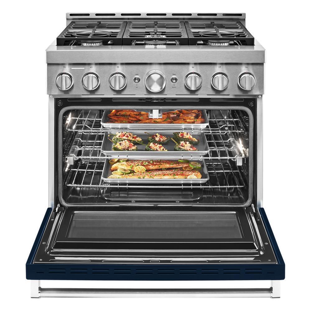 KFGC506JIB KitchenAid® 36'' Smart Commercial-Style Gas Range with 6 Burners