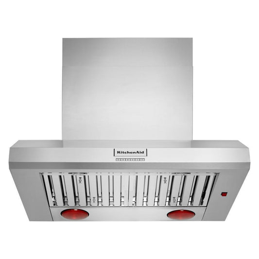 Kitchenaid KVWC956KSS 36" 585 or 1170 CFM Motor Class Commercial-Style Wall-Mount Canopy Range Hood