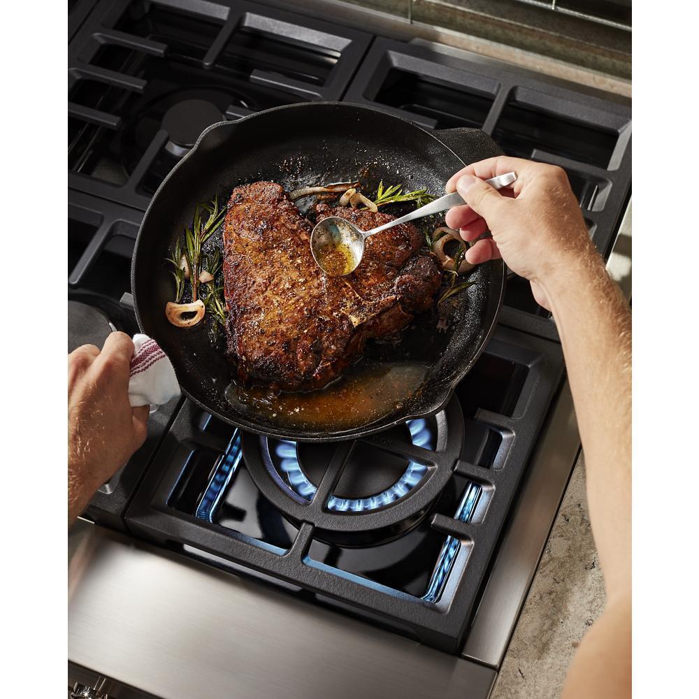 KFDC506JSS KitchenAid® 36'' Smart Commercial-Style Dual Fuel Range with 6 Burners