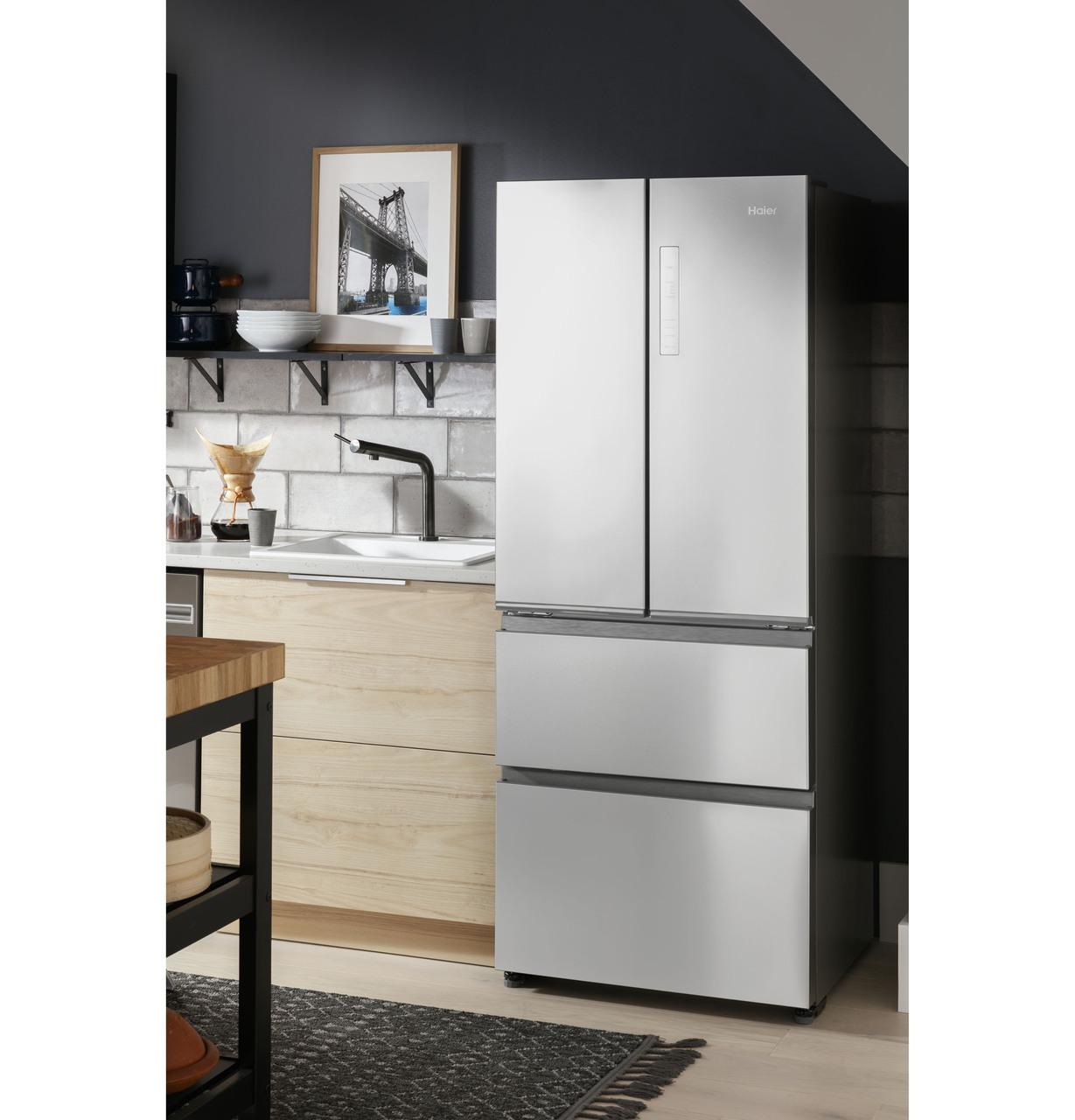 Haier QJS15HYRFS 14.5 Cu. Ft. 4 Door Refrigerator