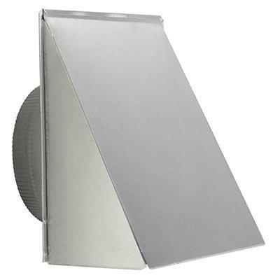 Broan Fresh Air Inlet Wall Cap for 8" Round Duct for Range Hoods and Bath Ventilation Fans